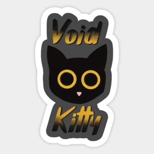 Void Kitty Cat of Darkness Punk Design Sticker